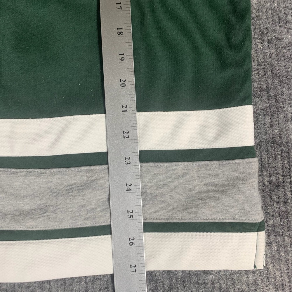Michigan‎ State Spartans Hoodie Mens Medium Green Hockey Sweatshirt Pullover MSU - Picture 10 of 12